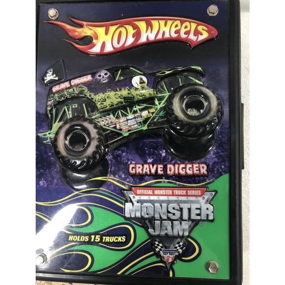 Hot Wheels 20053 Monster Jam Truck Case Holds 15 Trucks USA Made 2012 - Picture 4 of 6